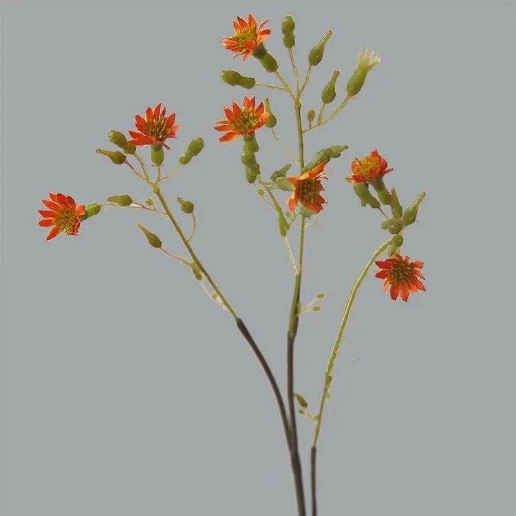 Chrysanthème Artificiel Orange - 52 cm