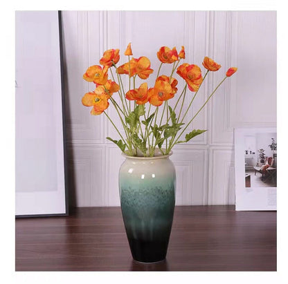 Coquelicot Artificiel 4 Fleurs - 60 cm