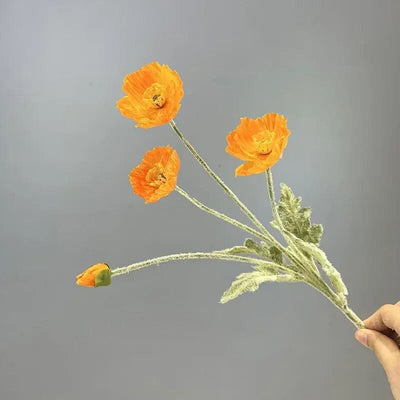 Coquelicot Artificiel Haut de Gamme - 60 cm