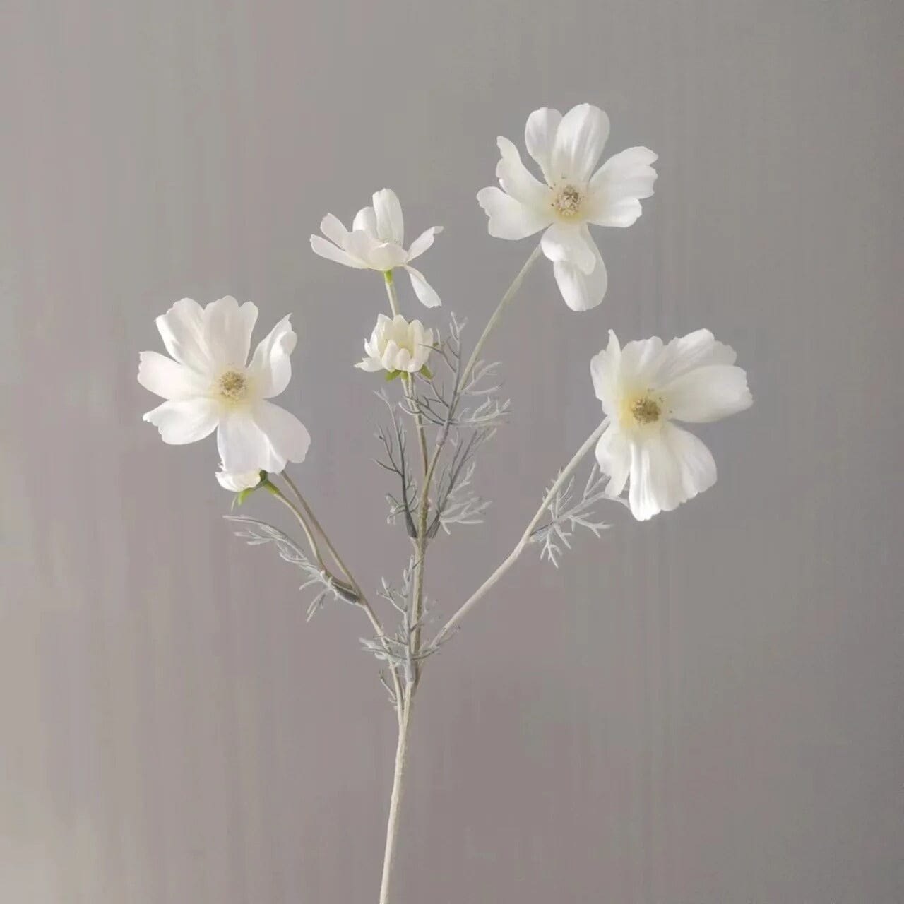 Cosmos Artificiel Blanc - (Par 5) - 60 cm