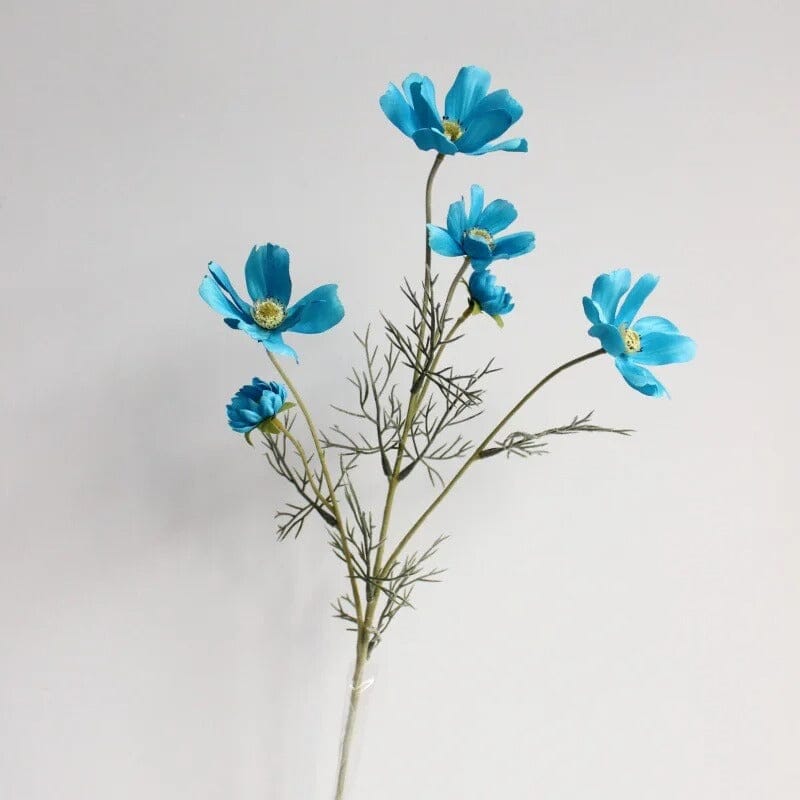 Cosmos Artificiel Bleu Ciel - (Par 5) - 60 cm