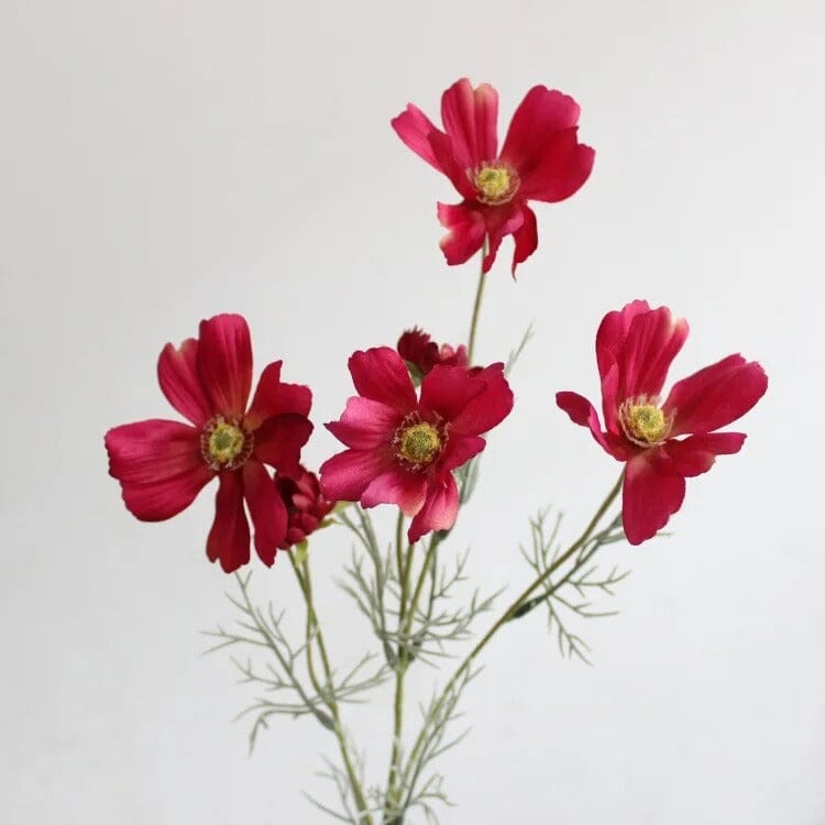 Cosmos Artificiel Rouge - (Par 5) - 60 cm