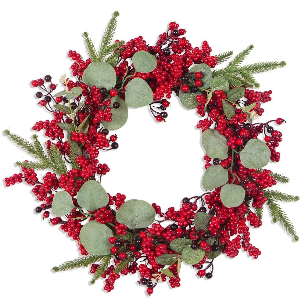 Couronne de Noël pour Porte d&