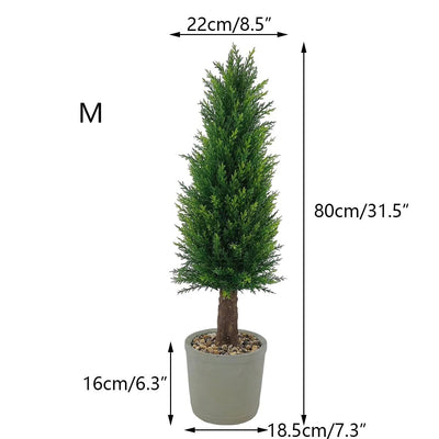 Cyprès Artificiel Réaliste - Intérieur et Extérieur