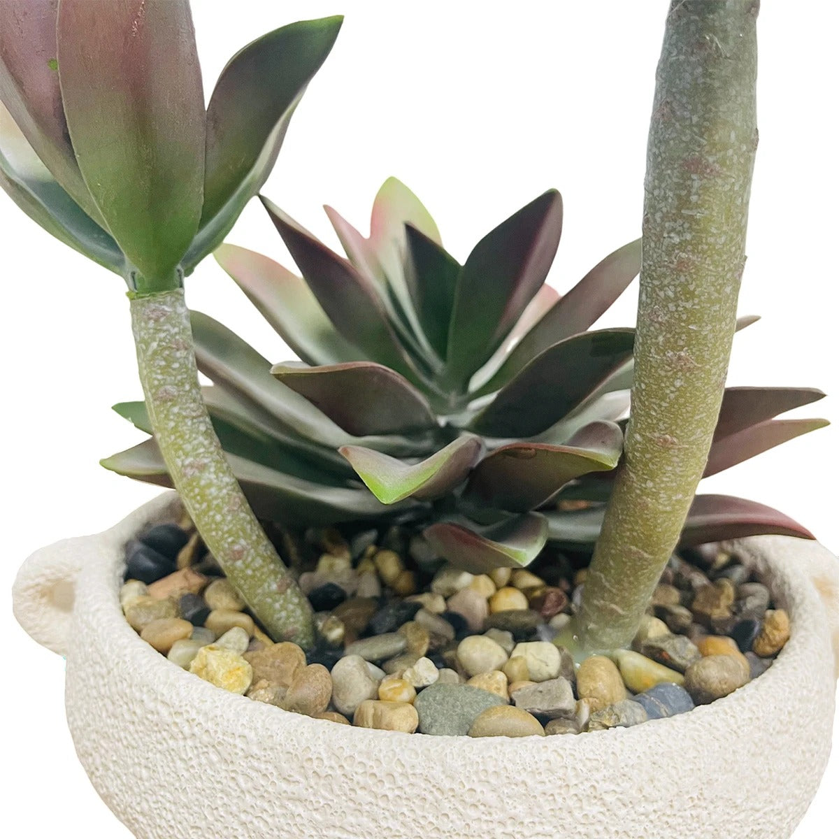 Plante Artificielle Grasse avec Pot (succulente)