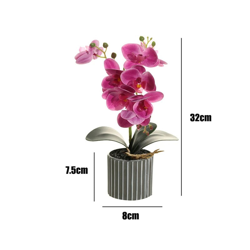 Orchidée Artificielle en Pot