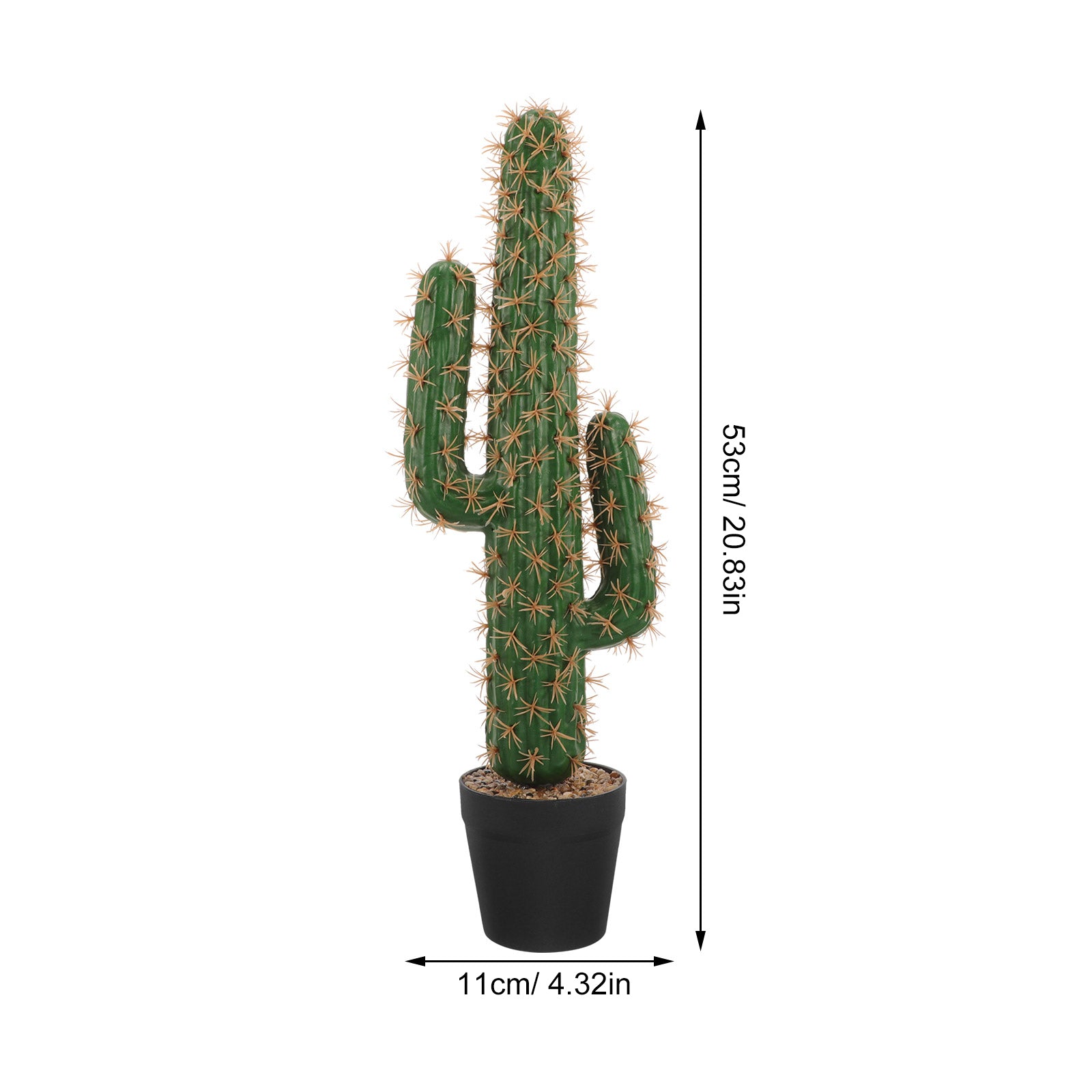 Cactus Artificiel en Pot - 53 cm