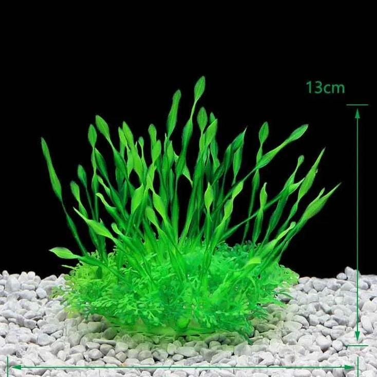 Fausse Plante Artificielle pour Aquarium - 13cm