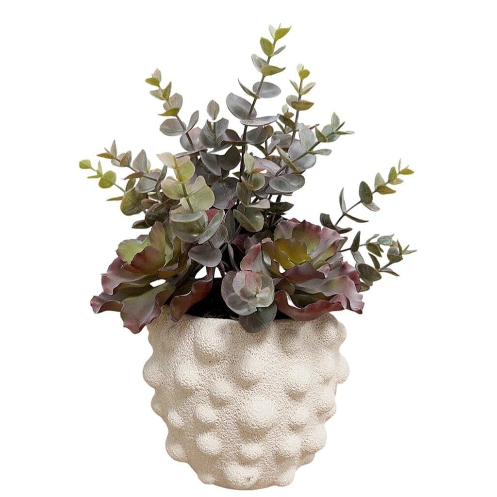 Fausse Plante Grasse en Pot - 28 cm