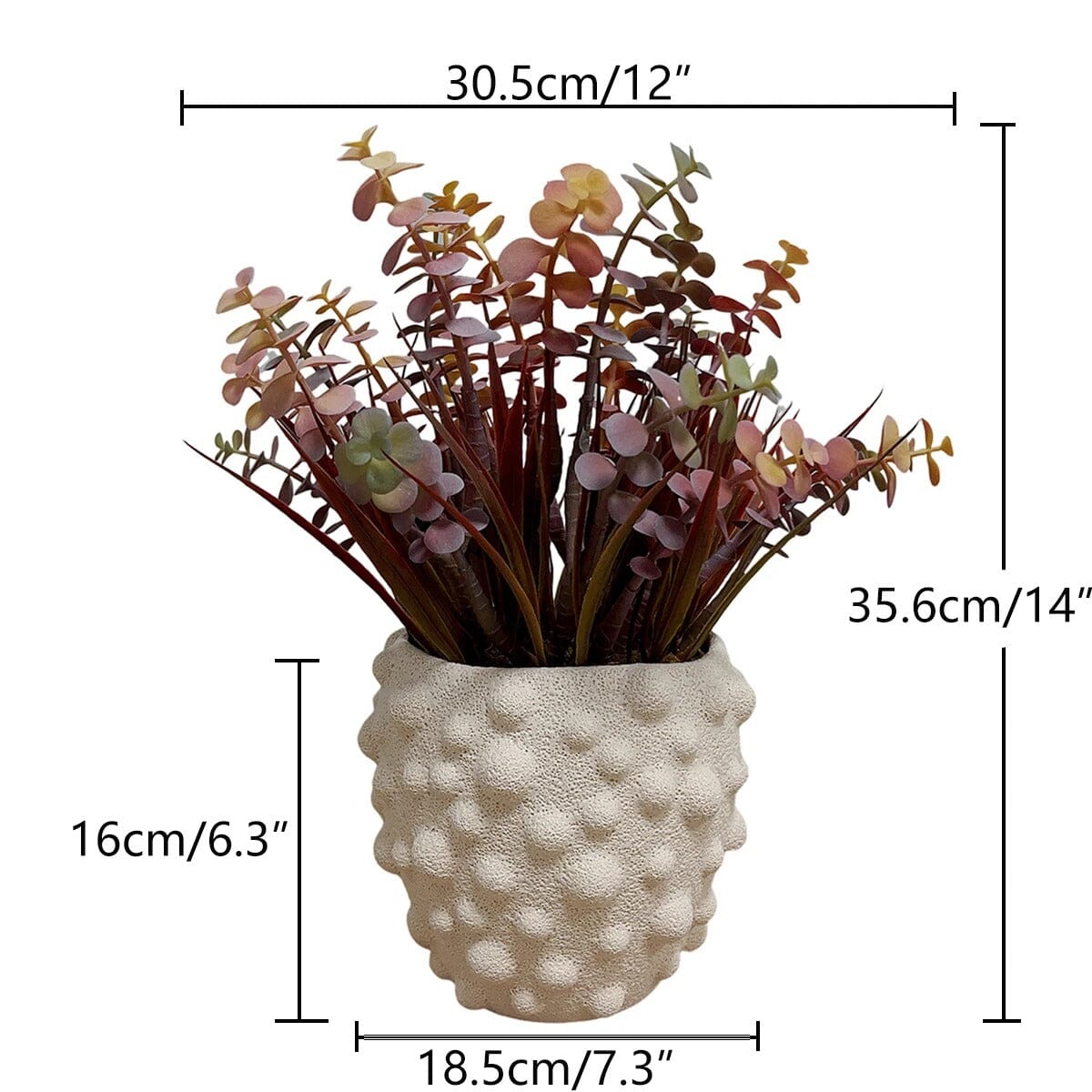 Fausse Plante Succulente - 35,6 cm