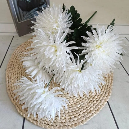 Faux Bouquet de Chrysanthèmes Artificiels - 60cm