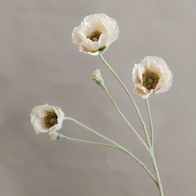 Fleur Coquelicot Artificielle - 65 cm