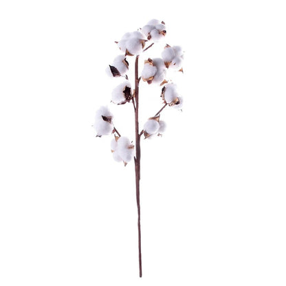 Fleur de coton Artificiel - 53 cm