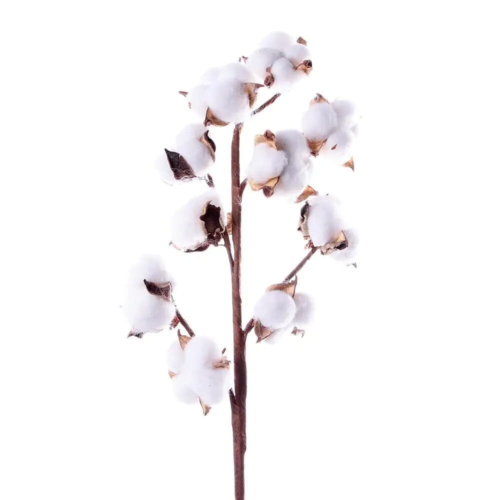 Fleur de coton Artificiel - 53 cm