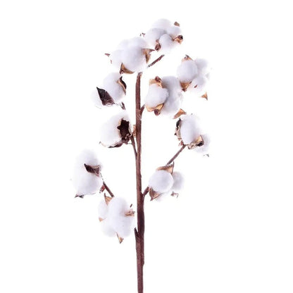 Fleur de coton Artificiel - 53 cm