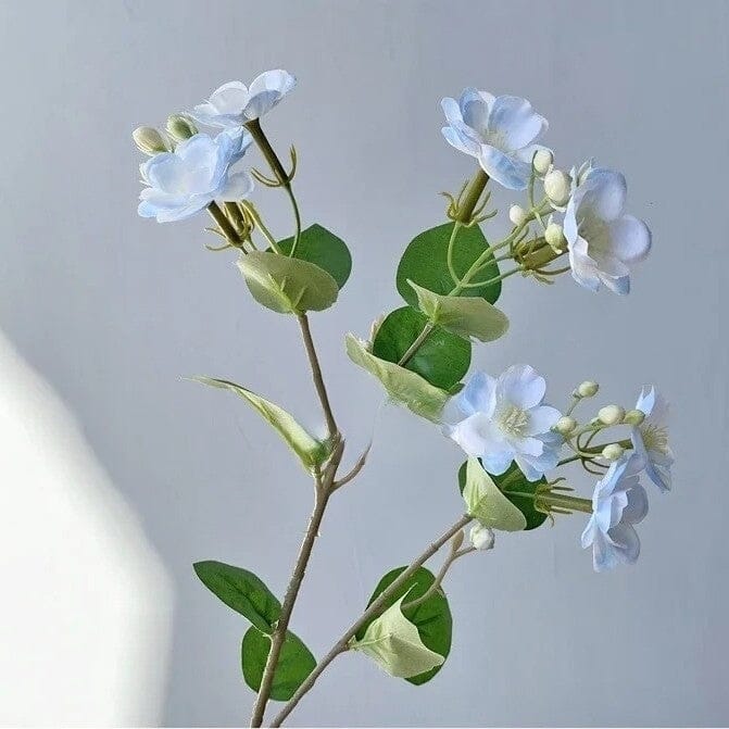 Fleur de Jasmin Artificielle Bleue 60 cm