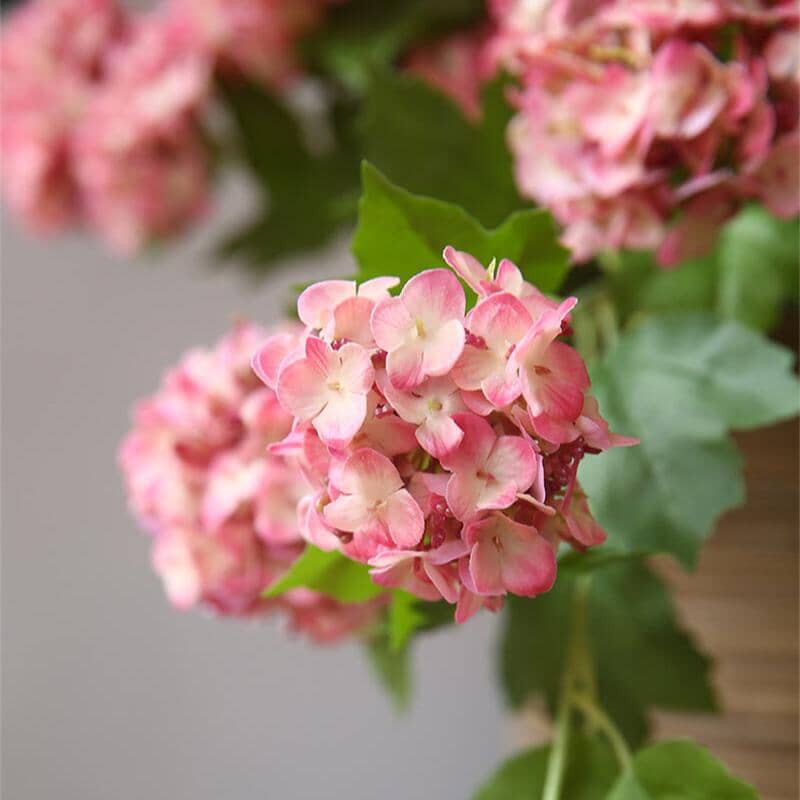 Fleur D'Hortensia Artificiel sur Tige - 66 cm