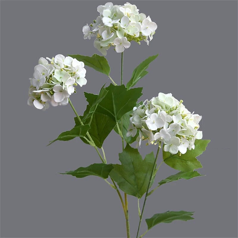 Fleur D'Hortensia Artificiel sur Tige - 66 cm