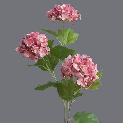 Fleur D'Hortensia Artificiel sur Tige - 66 cm