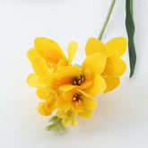 Freesias Artificiel Haut de Gamme - 5 Tiges - 65 cm