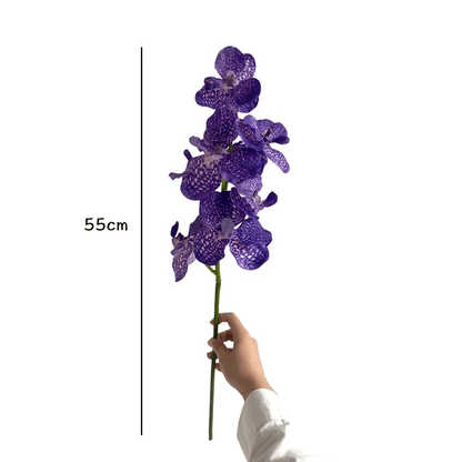 Grande Orchidée Artificielle Haut de Gamme - 55 cm