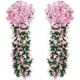 Guirlandes de Fleurs Artificielles Suspendues - Rose