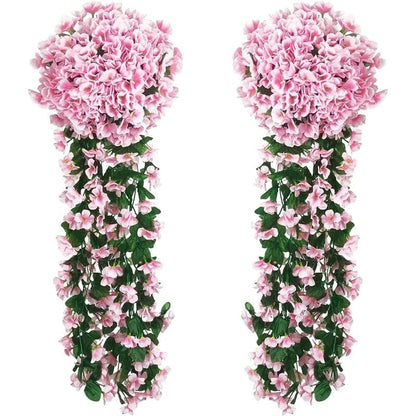 Guirlandes de Fleurs Artificielles Suspendues - Rose