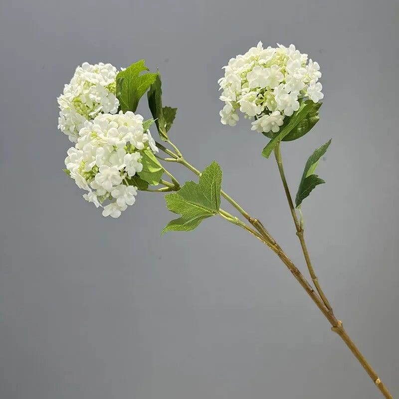 Hortensia Artificiel Boule de Neige - 66 cm