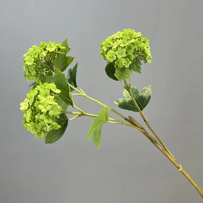 Hortensia Artificiel Boule de Neige - 66 cm