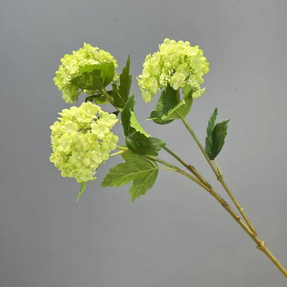 Hortensia Artificiel Boule de Neige - 66 cm