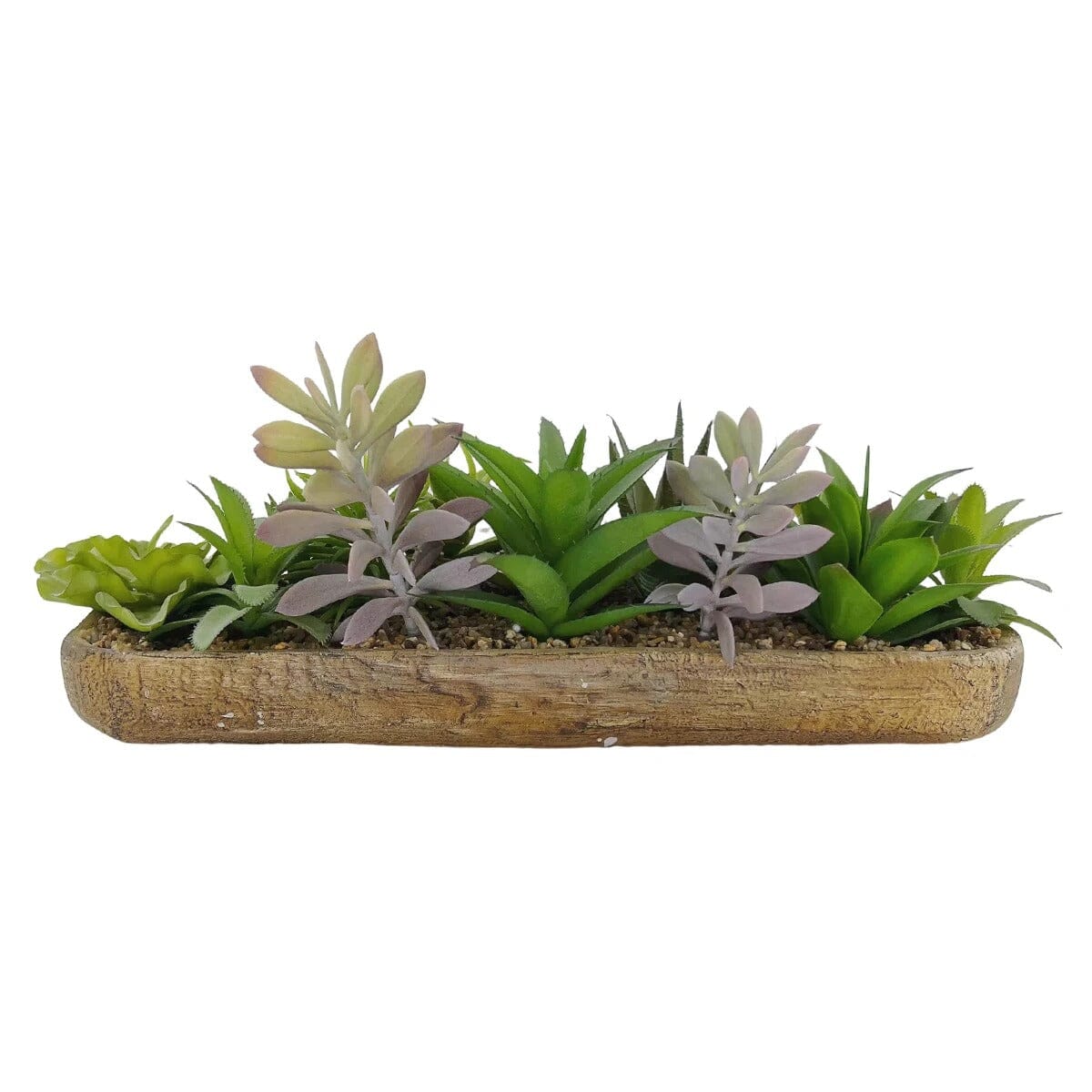 Jardinière de Plante Succulente Artificielle Haut de Gamme - 46 cm