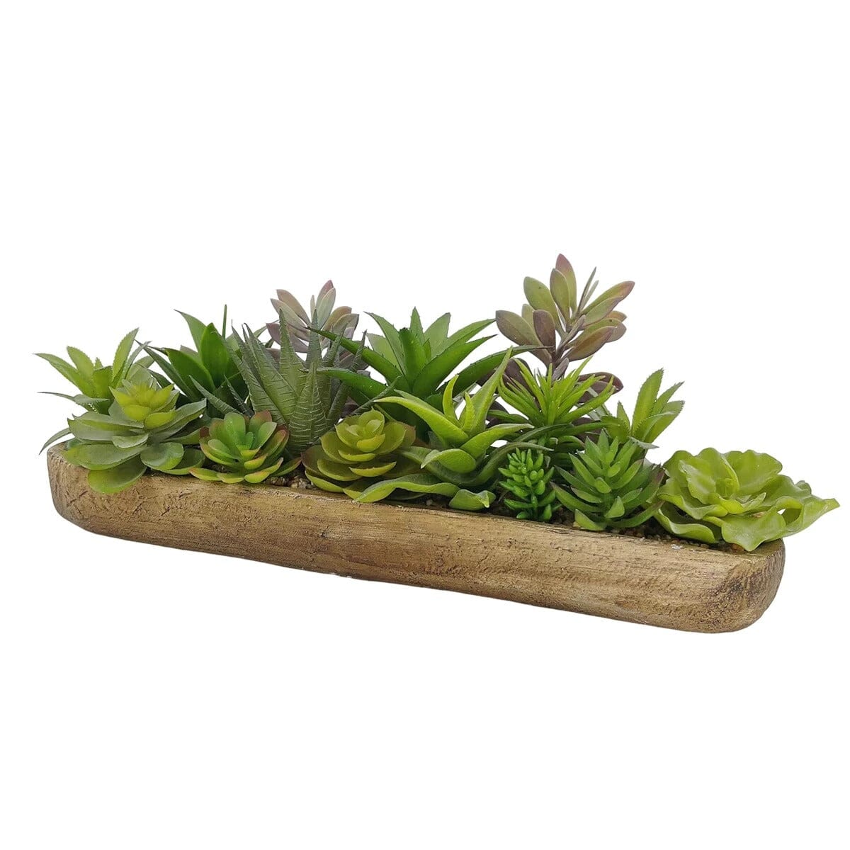 Jardinière de Plante Succulente Artificielle Haut de Gamme - 46 cm