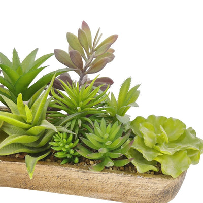 Jardinière de Plante Succulente Artificielle Haut de Gamme - 46 cm