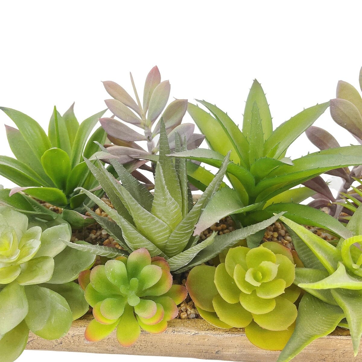 Jardinière de Plante Succulente Artificielle Haut de Gamme - 46 cm