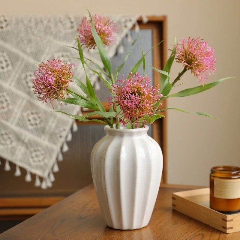 Leucospermum Artificiel - 50 cm