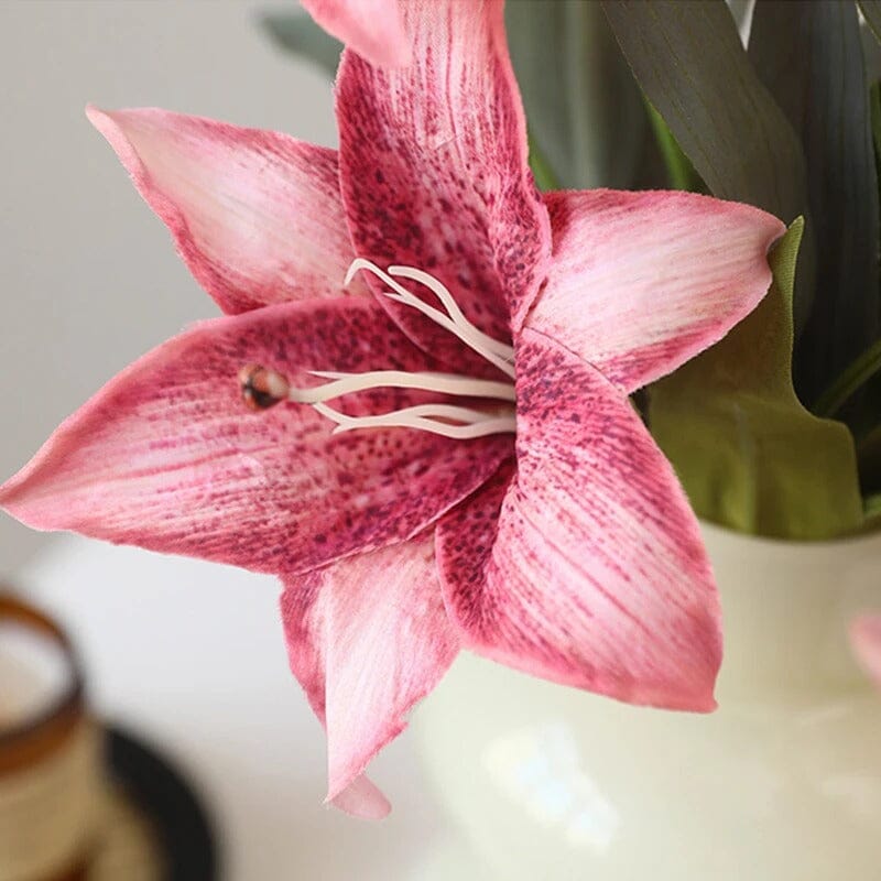 Lys Fleur Artificielle Réaliste - 50 cm