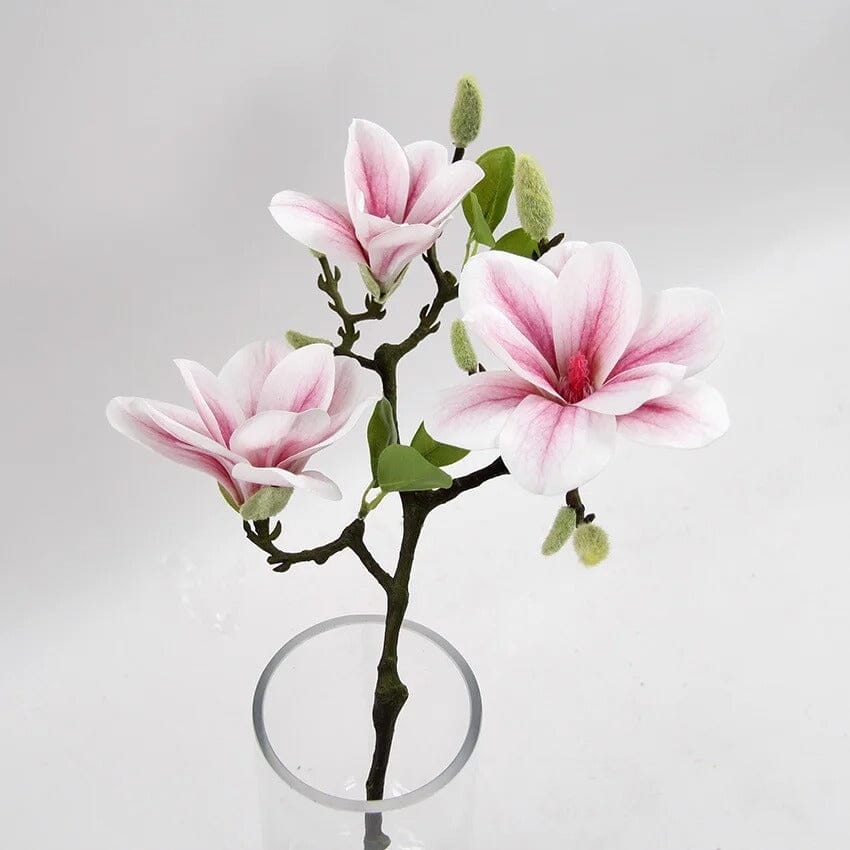 Magnolia Artificiel Rose Clair - 57 cm