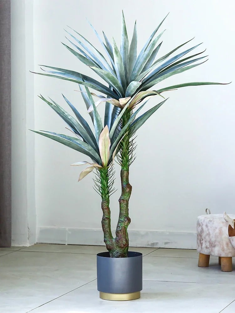 Agave Artificiel Haut de Gamme - 133 cm