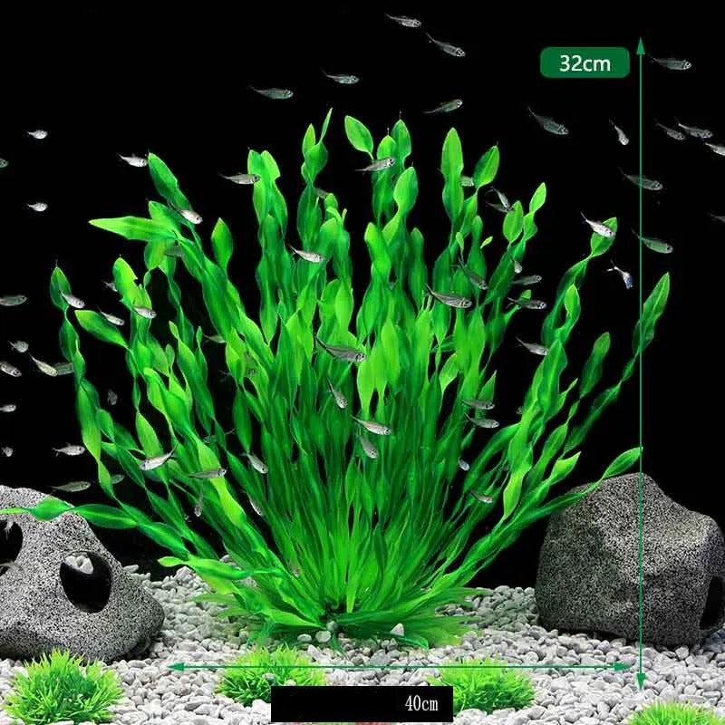 Plante Artificielle Aquarium Verte - 32cm