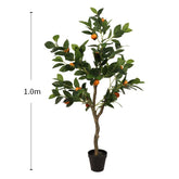 Arbre Artificiel Oranger 1 mètre avec Pot