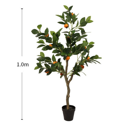 Arbre Artificiel Oranger 1 mètre avec Pot