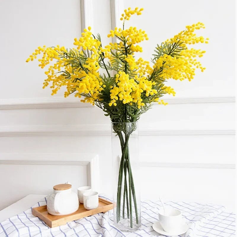 Mimosa Artificiel Haut de Gamme - 86 cm