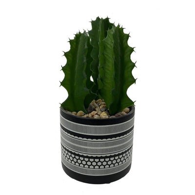 Mini Cactus Artificiel pour Bureau – 21 cm