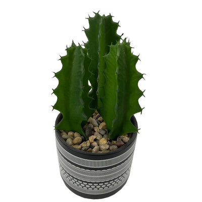 Mini Cactus Artificiel pour Bureau – 21 cm