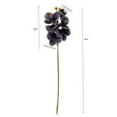 Orchidée Artificielle Haut de Gamme - 70 cm Blanche Tachetée