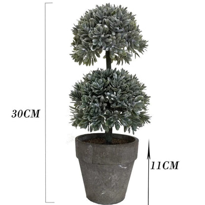 Petit Eucalyptus Artificiel En Pot - 30 cm