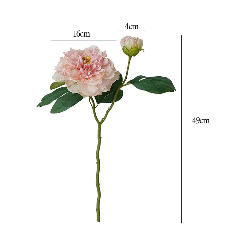 Pivoine Artificielle Haut de Gamme - 49 cm