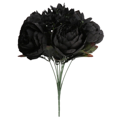 Pivoine Noire Artificielle - 37 cm