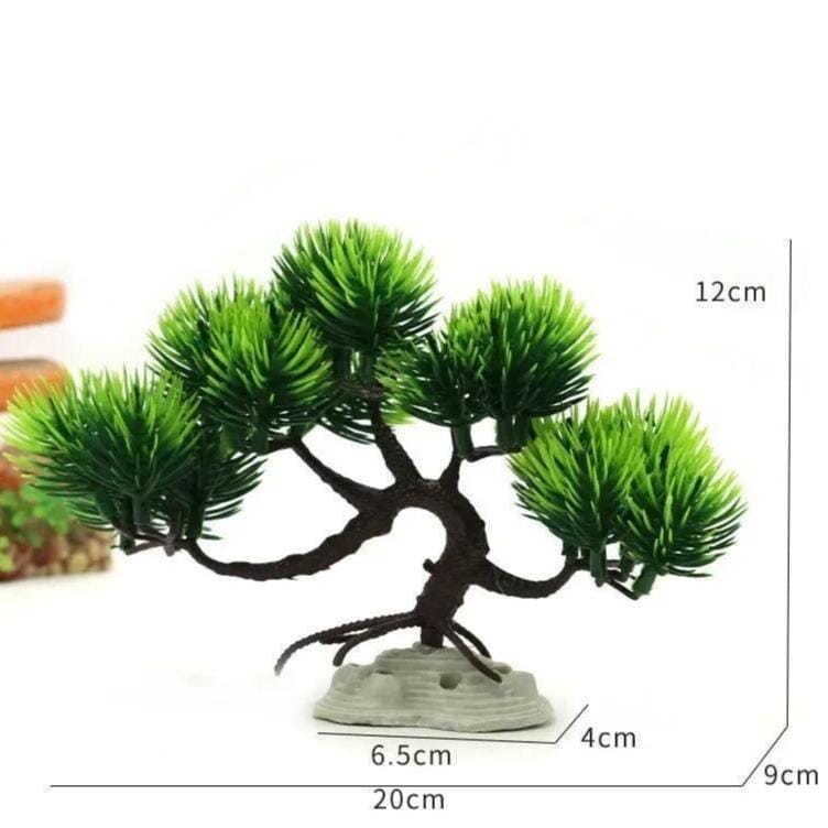 Plante Artificielle Arbre pour Aquarium - 20 cm