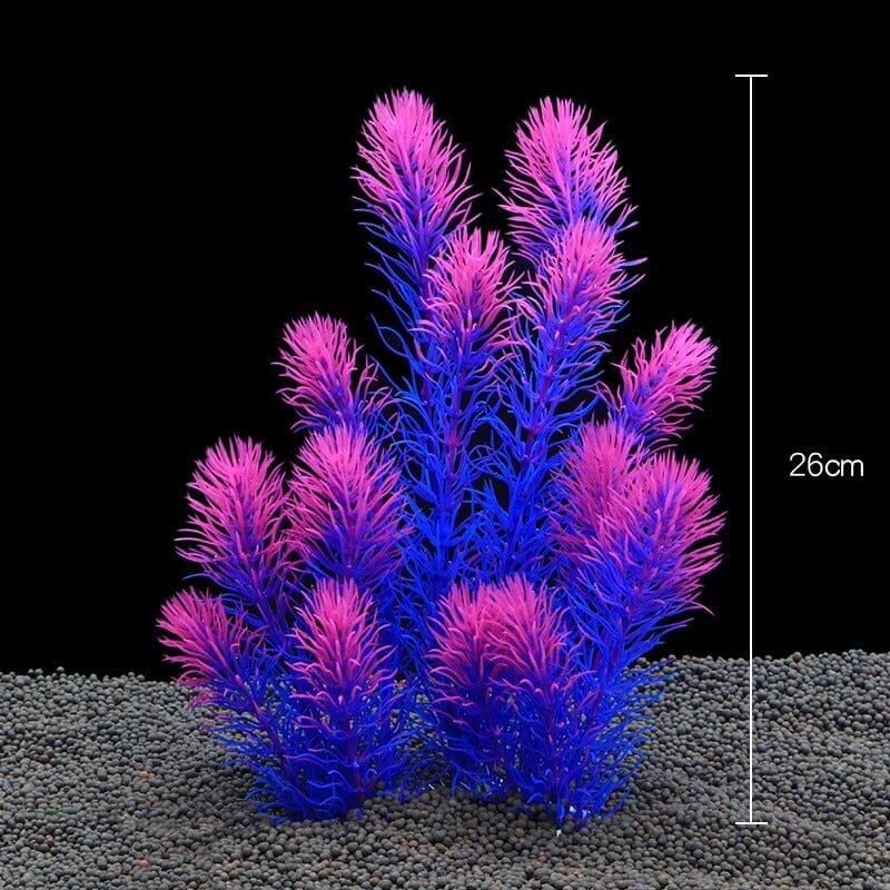 Plante artificielle d'aquarium 26 cm – Effet lumineux et décoratif